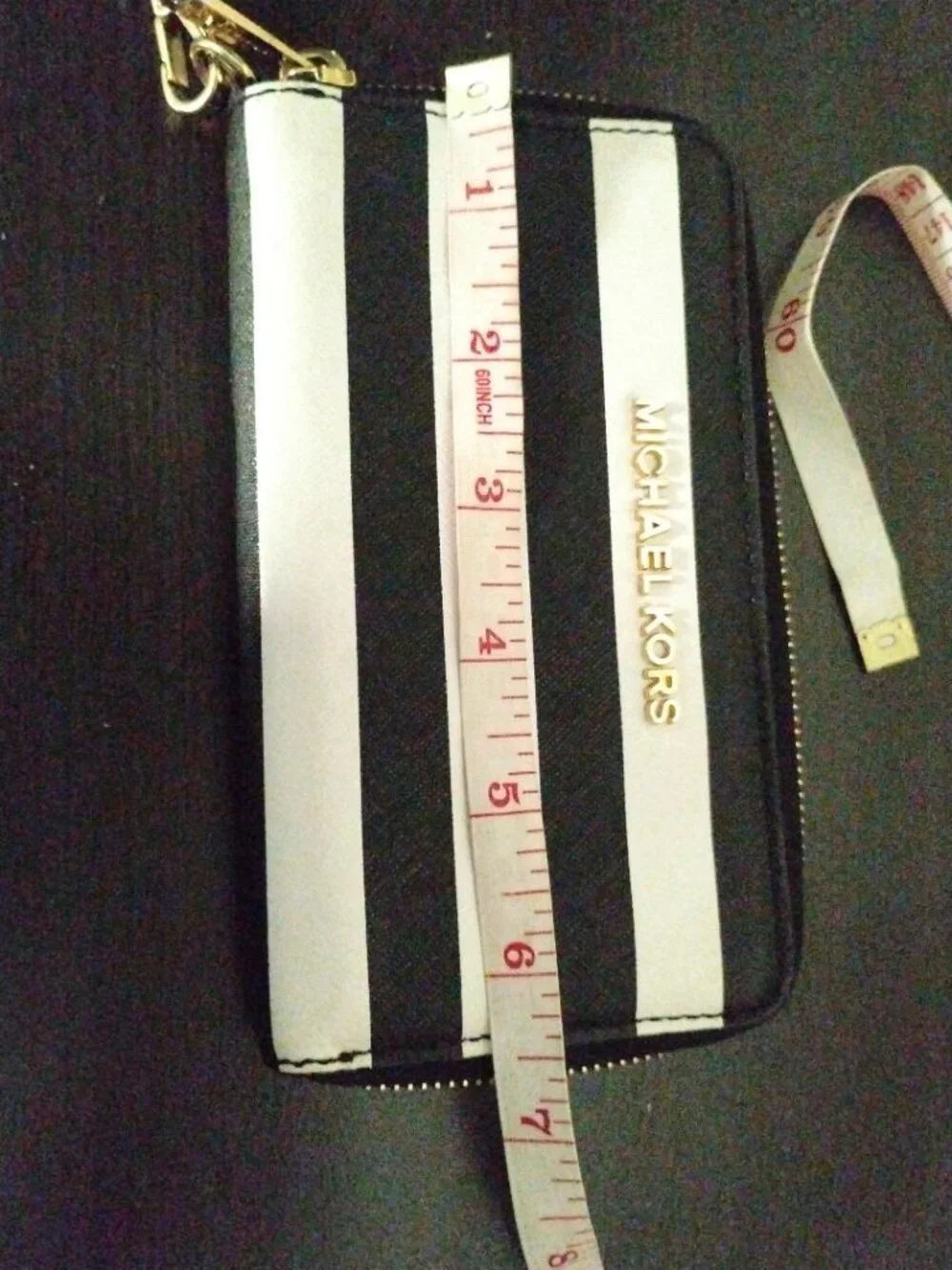 Michael Kors Jet Set Striped Wallet Wristlet NWOT